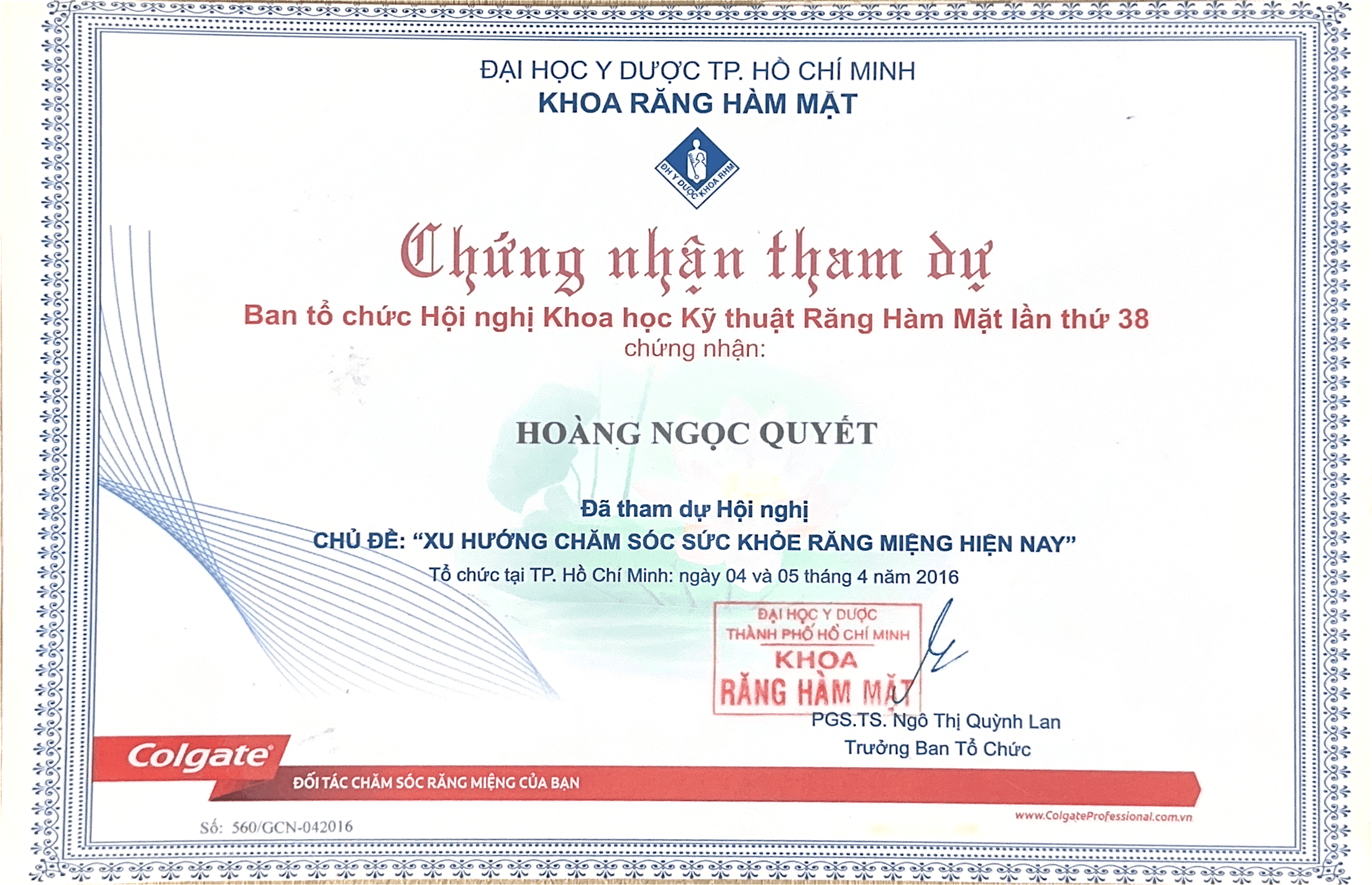 Chứng chỉ 18