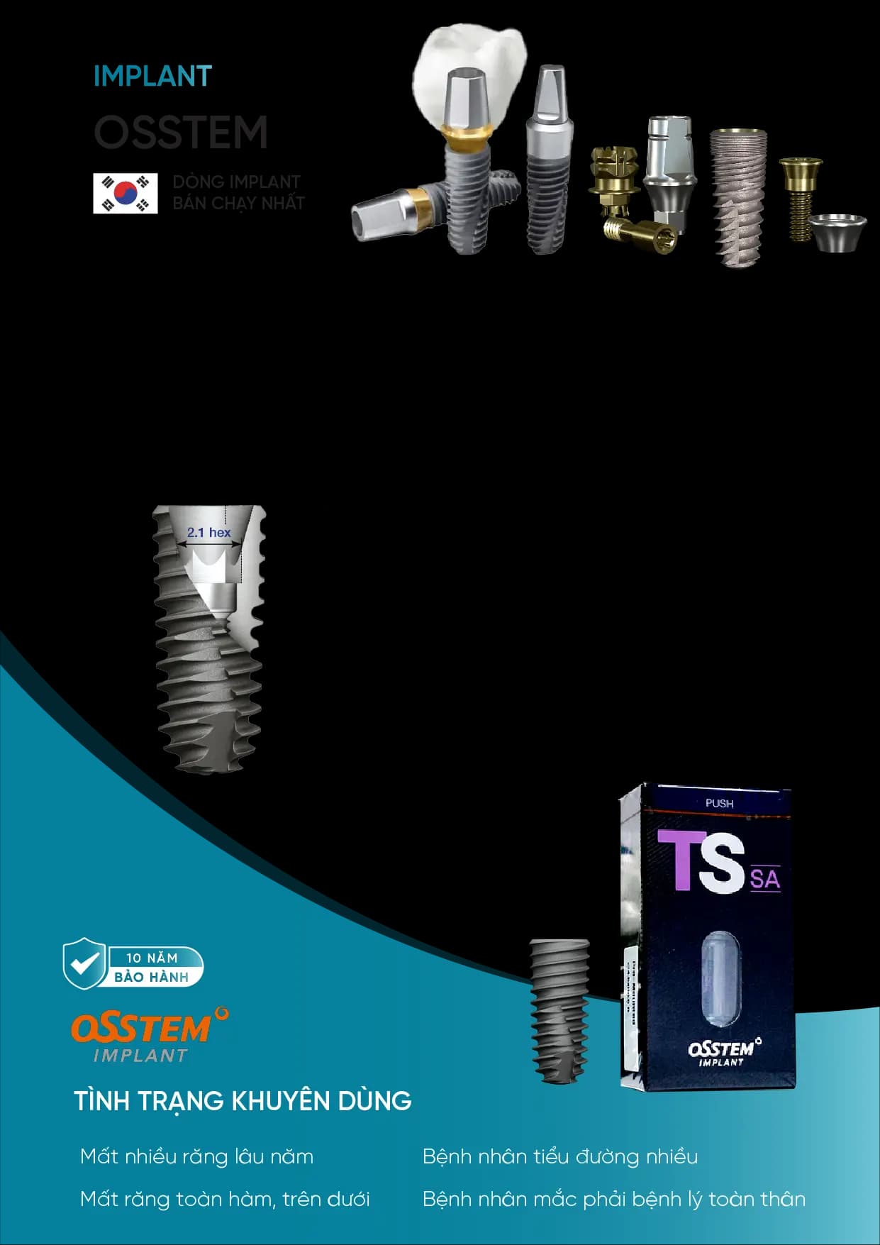 Trụ Implant Osstem – Đánh Giá Chi Tiết 2025